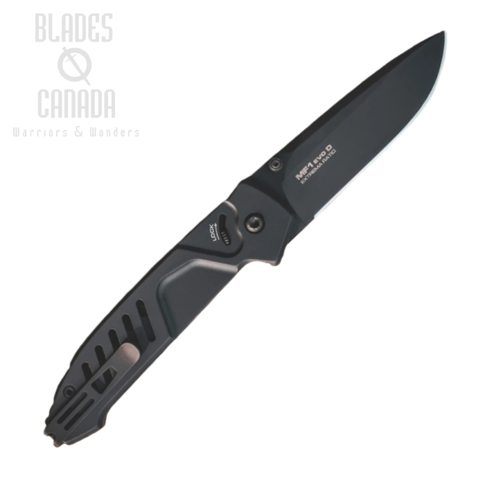 Extrema Ratio MF1 Evo Folding Knife, N690 Black, Aluminum Black